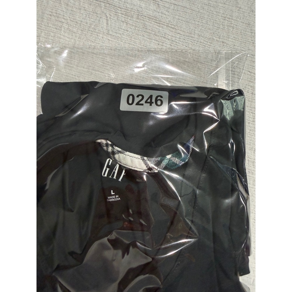 Gap Women's V-Neck Long Sleeve Top Black Cotton Modal Blend Size L GP006391 - Picture 11 of 11